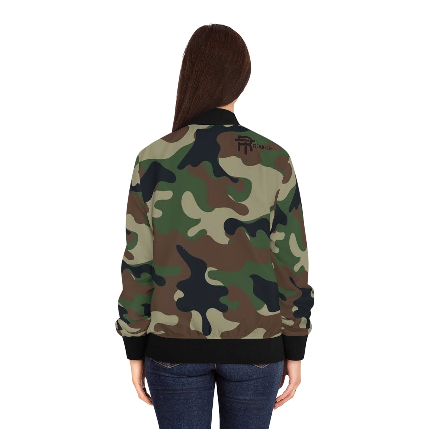 Rough Trail Women Bomber Jacket (Army Collection)