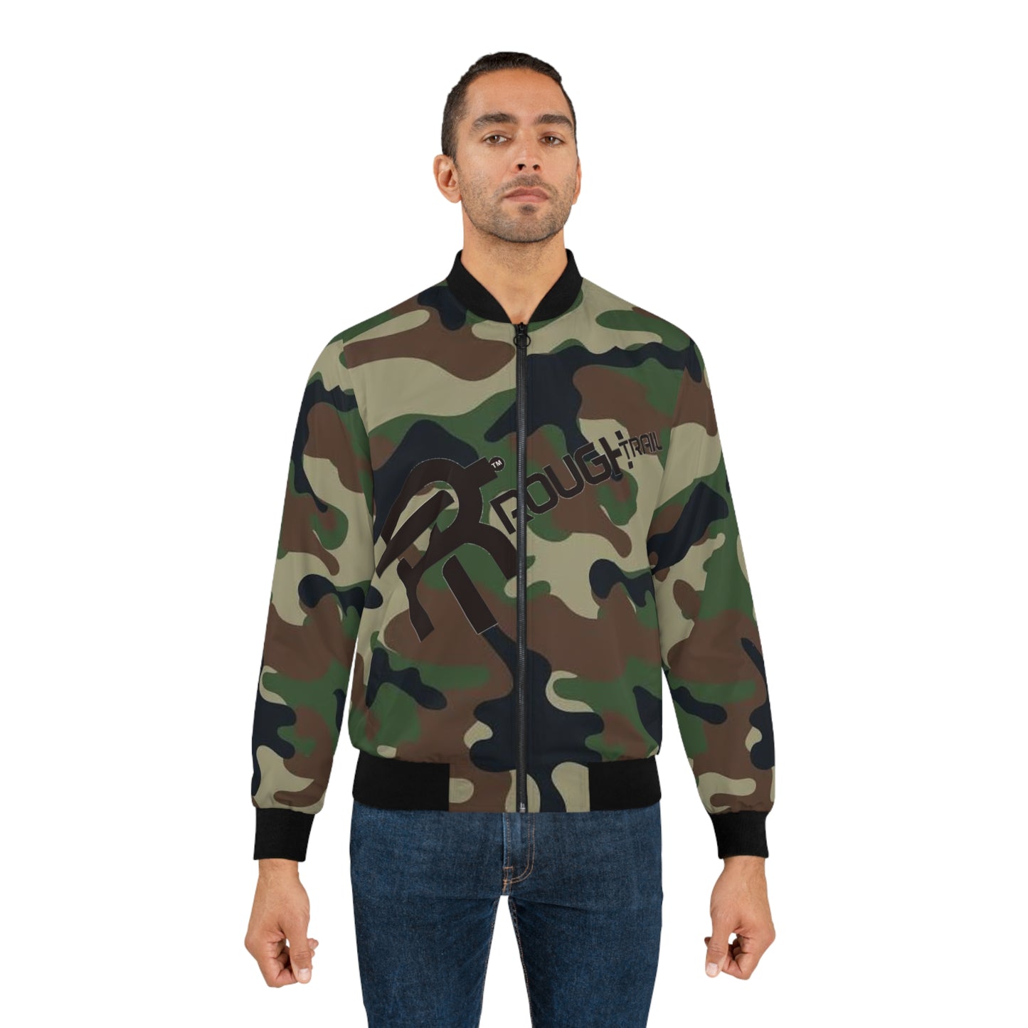 Rough Trail Men Bomber Jacket (Army Collection)