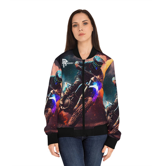 Rough Trail Women Bomber Jacket (Biker's Collection)