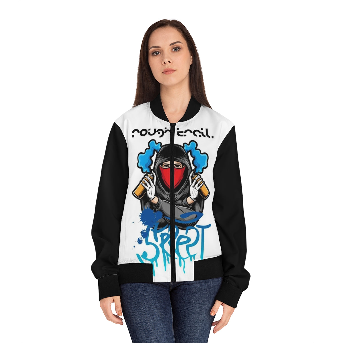 Rough Trail Graff'Art Women Bomber Jacket 2