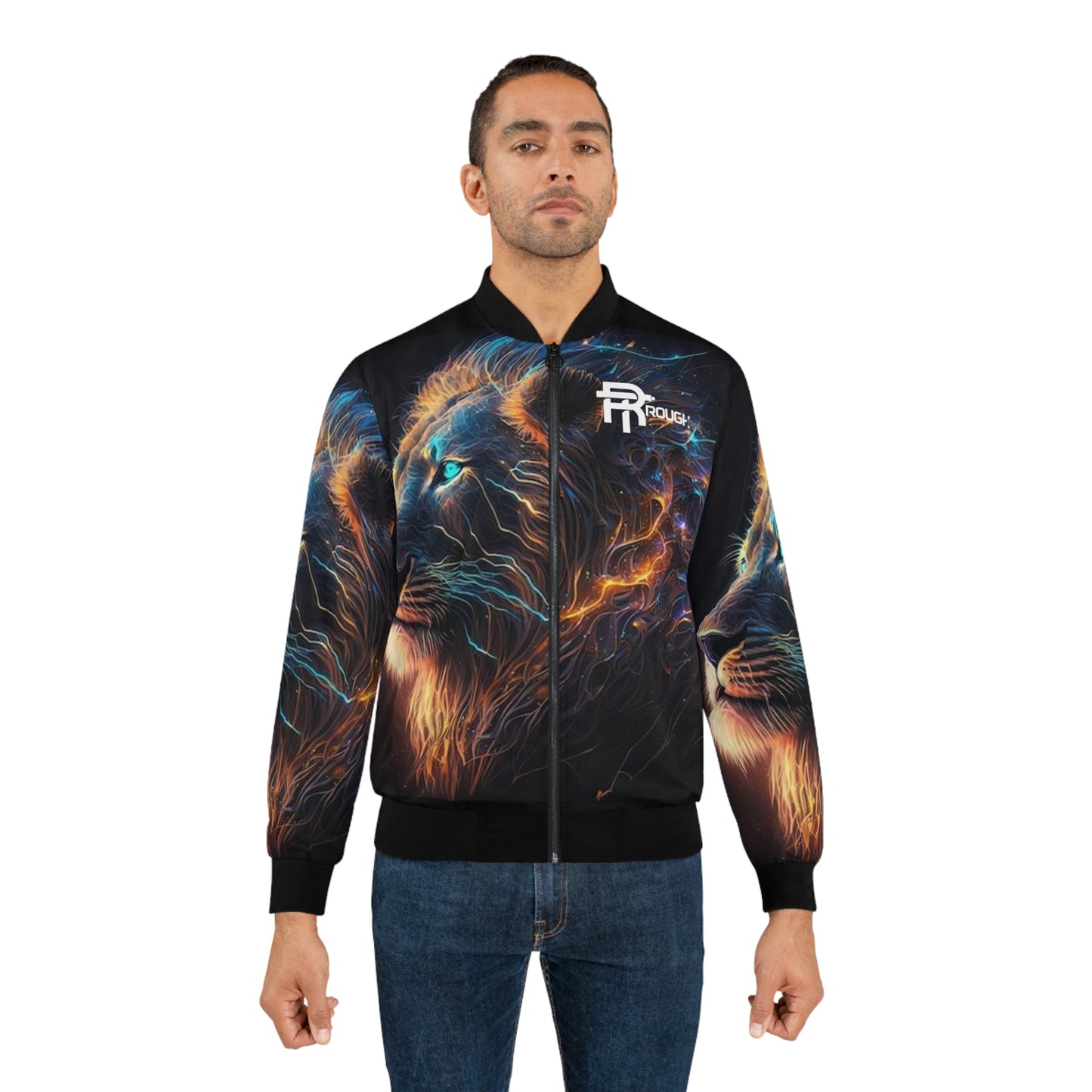 Rough Trail Men Bomber Jacket 2 (Wolf & Lion Collection)