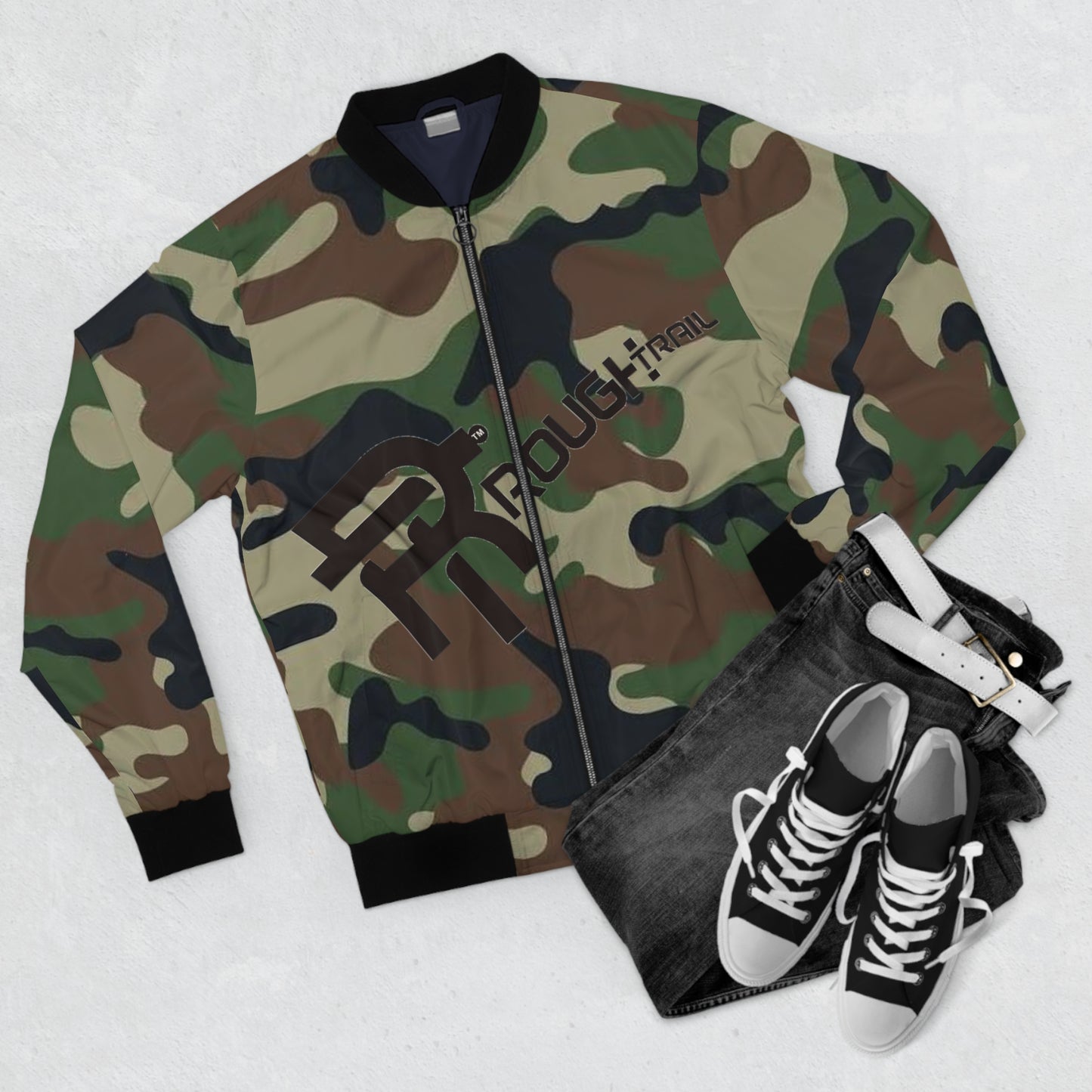 Rough Trail Men Bomber Jacket (Army Collection)