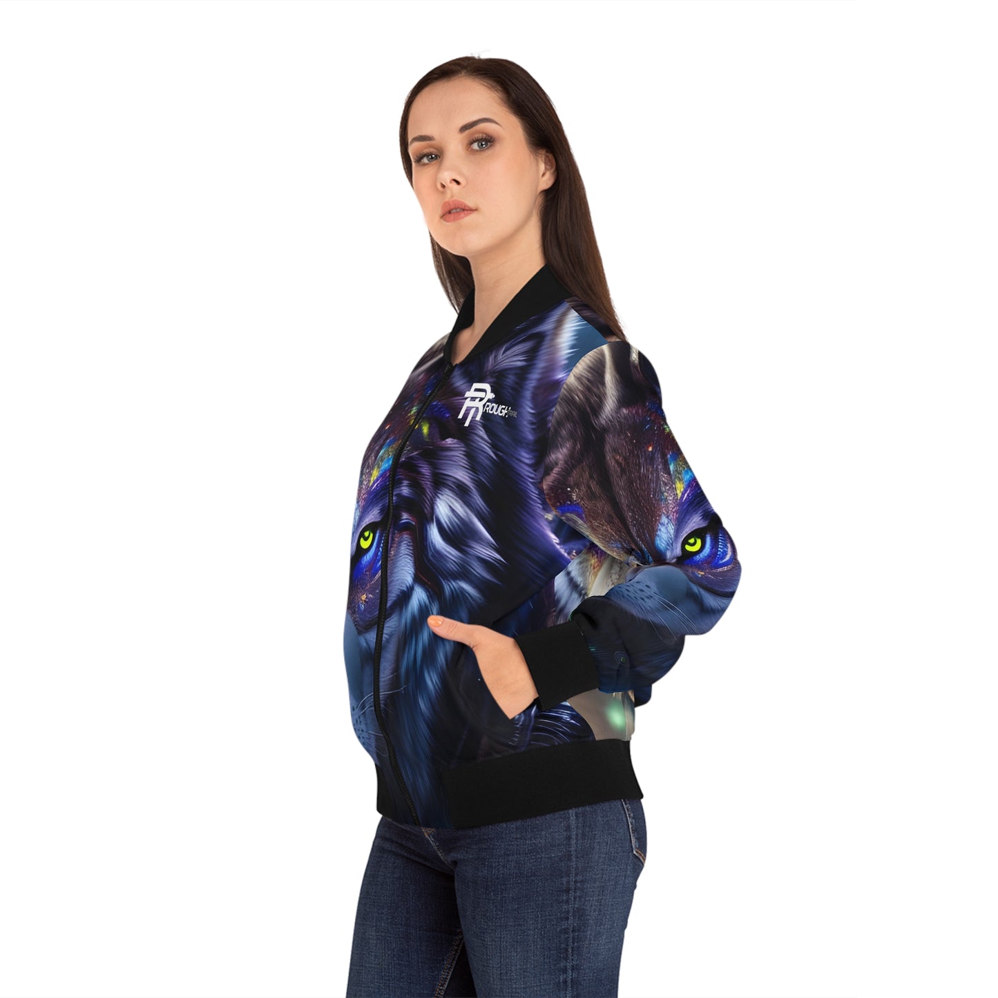 Rough Trail Women Bomber Jacket 1 (Wolf & Lion Collection)