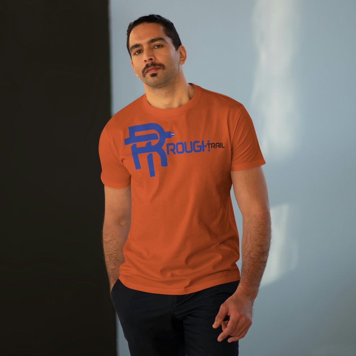 T shirt Rough Trail Brand 1 Orange