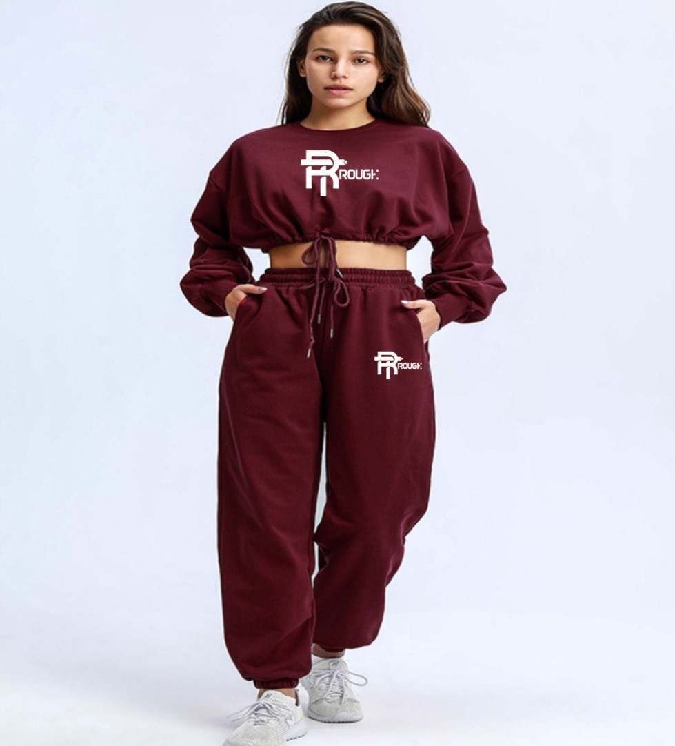 Rough Trail women crop top tracksuit